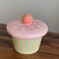 Wooden Cupcake Set